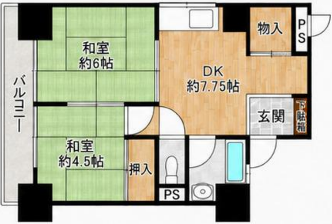 大阪府堺市堺区出島海岸通1丁5-23のコーポ湊 外観